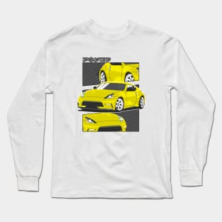 Yellow Nissan 370z Long Sleeve T-Shirt